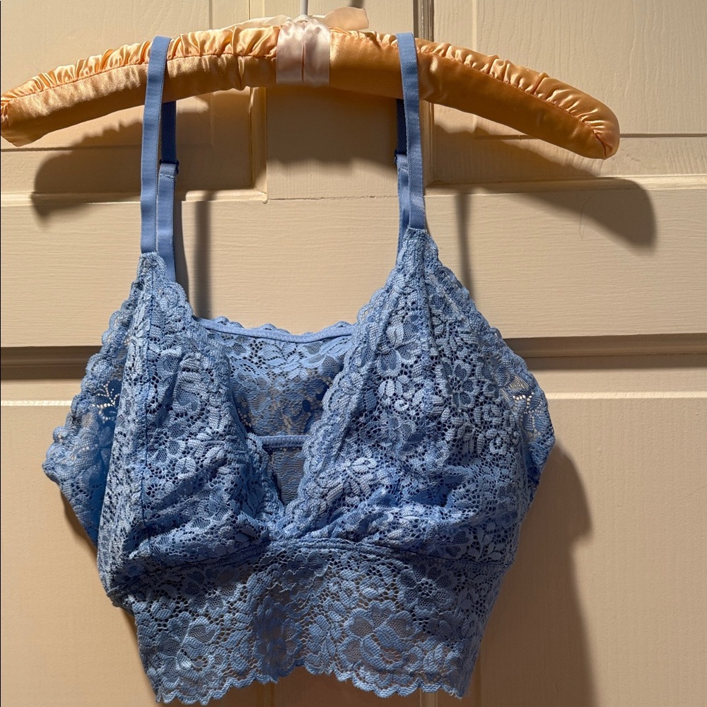 Gianni Bini Sky Blue Lace Bralette